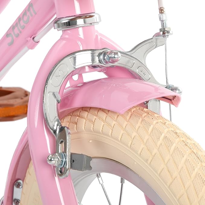 JOYSTAR Girls Bike for 2-12 Years Old Toddlers and Kids, 12" 14" 16" 18“ Retro Style Kids Bike with Training Wheels, 20 Inch Children Bicycle with Kickstand