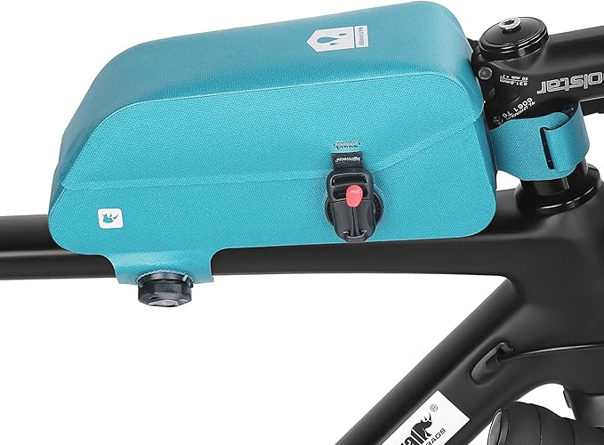 Rhinowalk Top Tube Bag - Fully Waterproof and Stable Bicycle Frame Bag for Mountain & Road Bike
