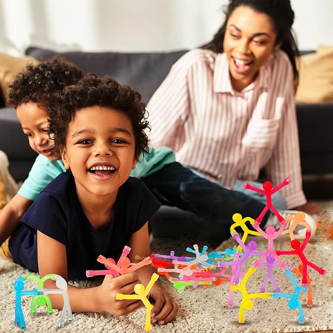 48Pcs Magnetic-People-Magnet-Men, Magnetic Travel Toys for Kids, Creative, Portable and Educational, Funny Magnets for Kids, Small Toys for Classroom Prizes, Easter Egg Stuffers, Office