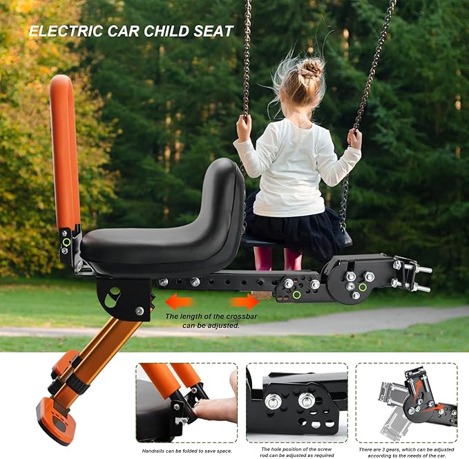 Thicken Front Child Bike Seat,Foldable Front Mounted Kids Bike Seat for City Bicycles Hybrid Cruiser Bicycles Pedal Scooter Motorcycle Bicycles