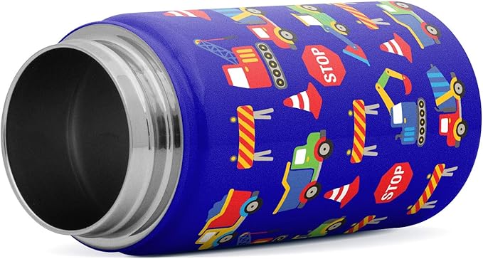 Simple Modern Kids Summit Water Bottle with Straw Lid | 14oz Stainless Steel Cup Insulated Tumbler for Toddlers, School | Under Construction