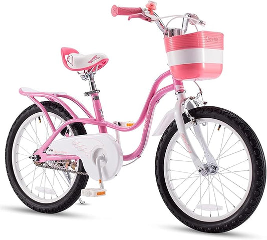 Royalbaby Princess Girls Kids Bike 12 14 16 18 20 Inch Children Bicycle with Basket for Age 3-12 Years