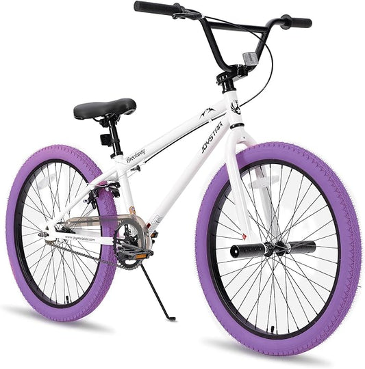 JOYSTAR Brockway Freestyle Kids BMX Bikes 20" 24" Kids Bicycles for 6-14 Years Old Boys Girls and Beginner-Level Riders 2 Pegs Multiple Colors