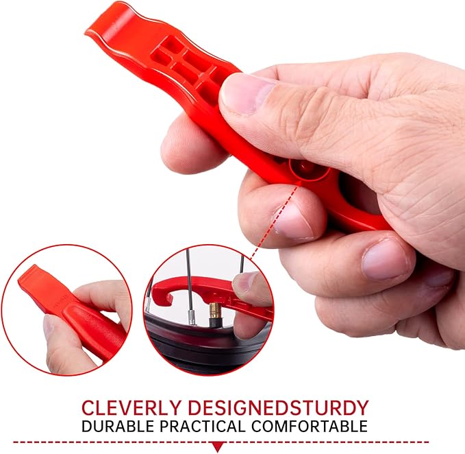Bicycle Tire Levers - Ultra Strong Tire Removal Tool for Road or Mountain Bike Tires