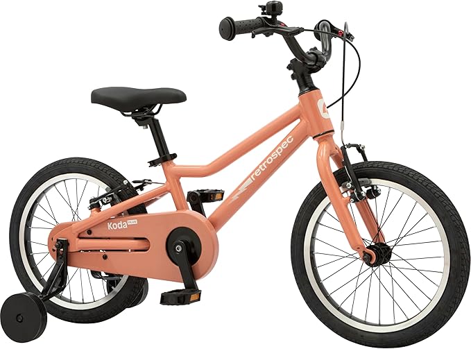 Retrospec Koda Plus Kids Bike for Boys & Girls Ages 4-6 Years - 16" Children's Bicycle, Adjustable Seat & Handlebars