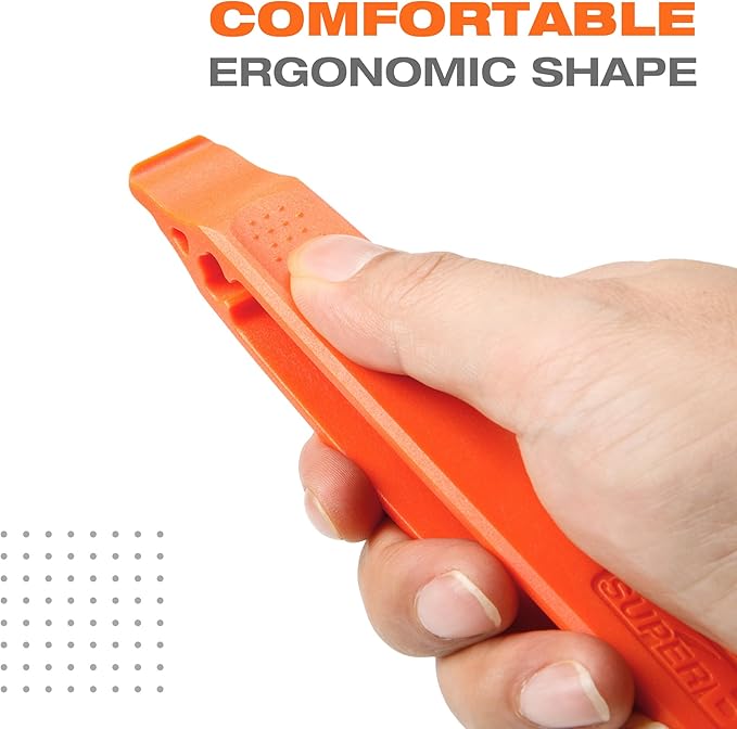 Bike Tire Levers - Strong & Long Lasting Tire Removal Tool for Road or Mountain Bike Tires - Bicycle Tire Lever for Repair & Replacement of Flat Tires (TB-TL08)