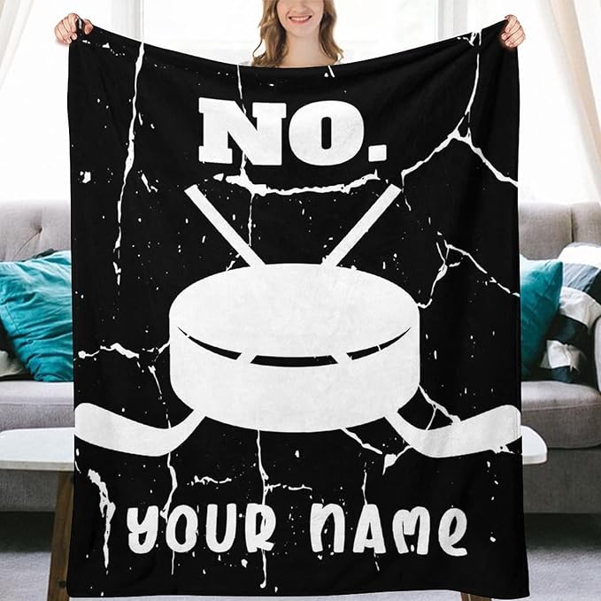 Hockey Gifts - Ice Hockey Blanket for Boys - Kids Throw Blankets for Girls - 60"x80" Soft Plush Throws for Children