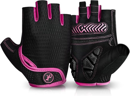 MOREOK Cycling Gloves Bike Gloves for Men/Women-[5MM Gel Pad] Half Finger Bicycle Biking Gloves for Cycling/Weight Lifting/Gym/Motorcycle/Outdoor Sports