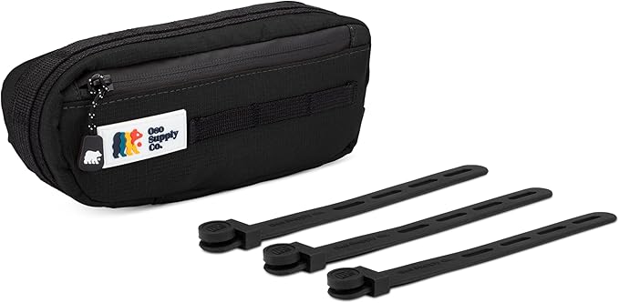 Bike Frame Bag – Waterproof Zippers and Water-Resistant Fabric, Dual Storage Compartments, Adjustable Straps – Fits All Frame Sizes, Perfect for Cycling, Commuting, and Adventure Rides (Black)