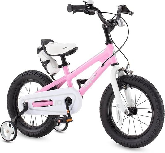 RoyalBaby Kids Bike EZ Balance to Pedal Dual Handbrake Toddlers Boys Girls Bicycle 12-20 Inch for Age 3-10 Years
