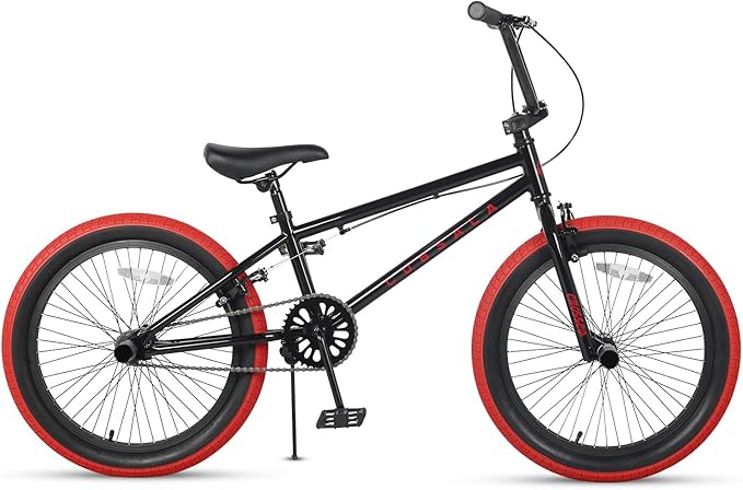 Freestyle BMX Bike, 18 20 Inch Kids Bicycle for 5-13 Years Old Kids and Beginner Level Rider, Multiple Colors