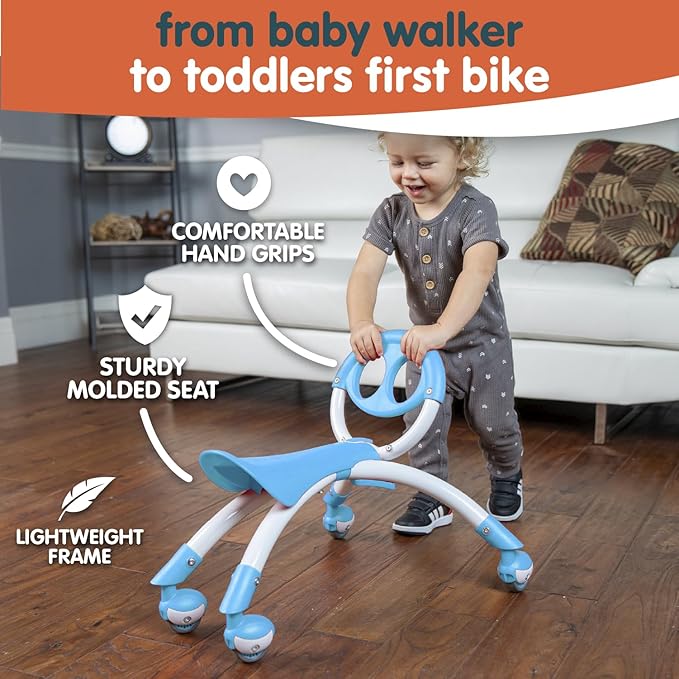 Pewi Walking Ride On Toy - From Baby Walker to Toddler Ride On for Ages 9 Months to 3 Years Old