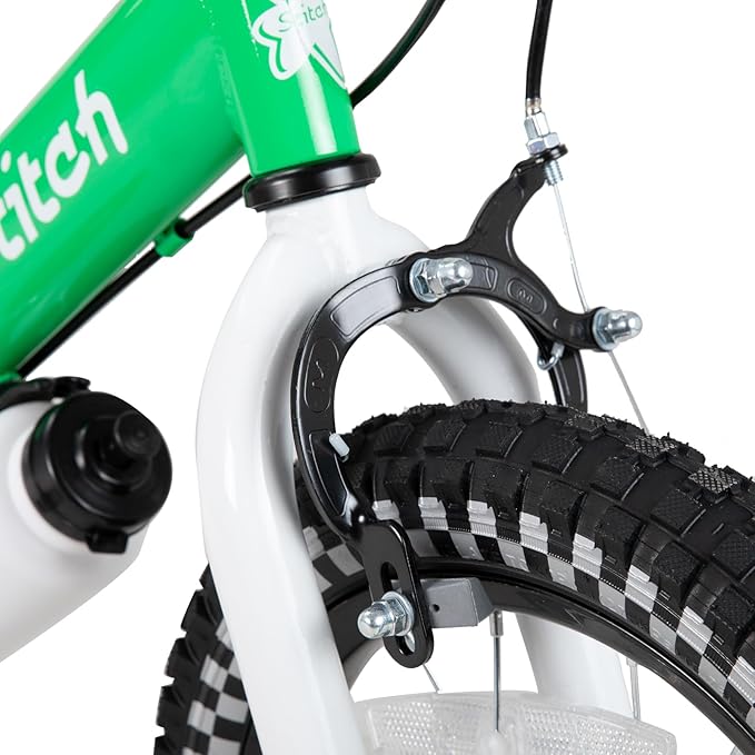 JOYSTAR Kids Bike for 2-7 Years Girls Boys w/o Dual Handbrake 12 14 16 Inch Princess Girls Bike with Training Wheels Doll Seat Streamers Boys Bikes with Flag & Water Bottle, Kids' Bicycle