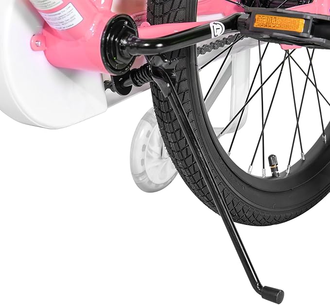 JOYSTAR Pluto 12 14 16 18 20 Inch Kids Bike with Light Up Training Wheels, Kids' Bicycle for Boys Girls Age 3-12 Years, Children Bikes, Multiple Colors