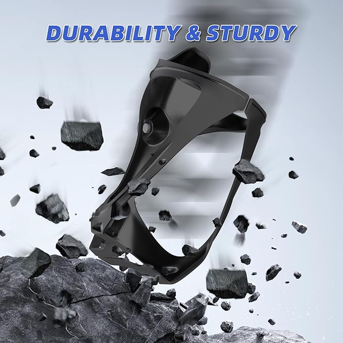 CITOOTY Bike Water Bottle Holder - 2 Pcs Ultralight Bicycle Cup Holder Cage with Screws Tool, Universal Resin Cycling Bottle Rack Brackets for Road MTB Mountain Bike, Fits for 2.75-3.94" Diameter Cup