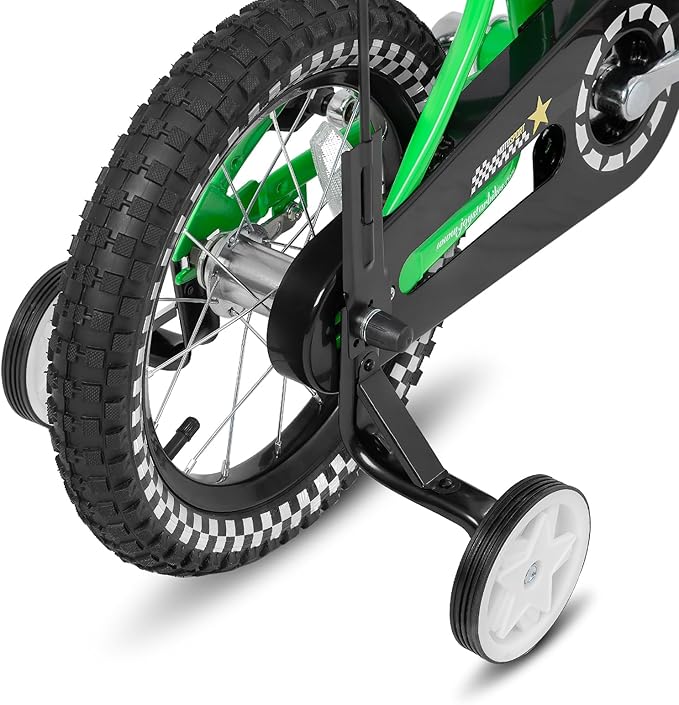 JOYSTAR Little Daisy Kids Bike for Girls Boys Ages 2-7 Years, 12 14 16 Inch Girls Bikes with Doll Bike Seat & Streamers, Boys Bike with Flag & Number Plate, Multiple Colors