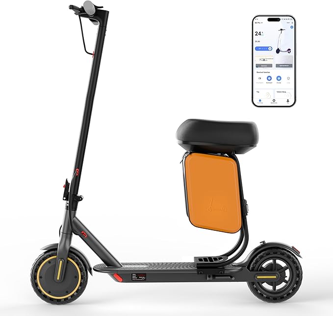 Electric Scooter - 8.5"/10" Solid Tire, Powerful 350W/500W Motor, Top Speed 19 MPH, Max 16-22 Miles Ranges, Load 265LBS, Aluminum Alloy Frame Foldable Commuting Escooter for Adults & Teens