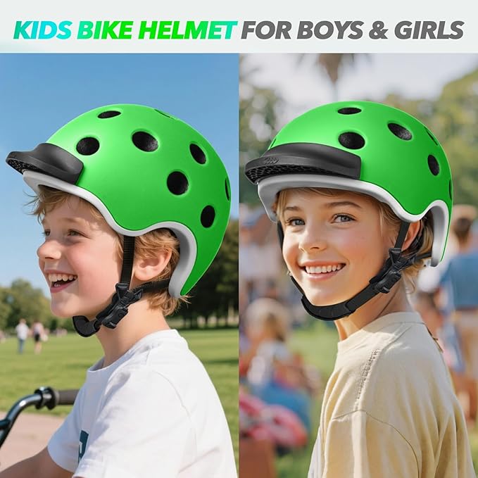 Kids Bike Helmet for 5-8-14 Kids Skateboard Helmet Boys Girls Child Youth Adjustable Lightweight Ventilation and Multi-Sports Scooter Cycling Roller Balance Bike