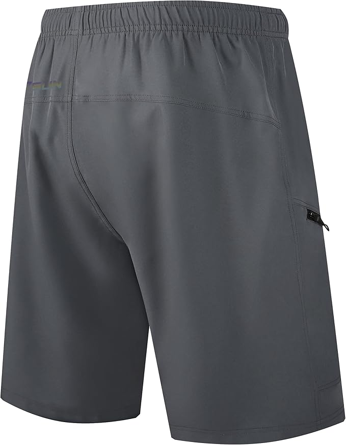 Men's Mountain Bike Shorts 3D Padded Baggy Bicycle Riding Cycling Shorts Quick Dry Lightweight Biking Shorts