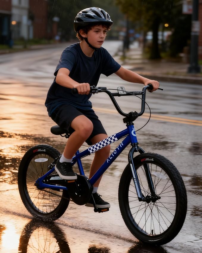 12 14 16 20 Inch Kids Bike BMX Style Bicycle with Training Wheels for 2-14 Years Old Toddlers Boys Girls Coaster Brake Multiple Colors