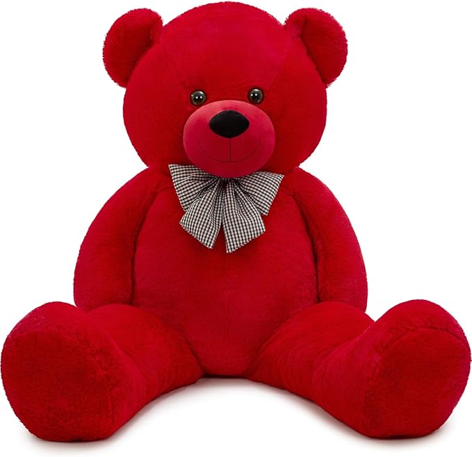 MaoGoLan Big Teddy Bear 6 Feet,Life Size Big Bear Plush Stuffed Animal,Adorable and Soft Red Teddy Bear Gift for Christmas,Valentines,Birthday,or Long Distance