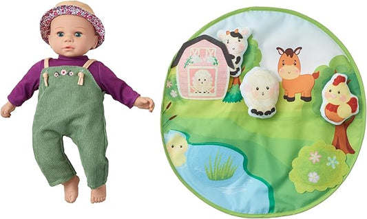 Madame Alexander 14-Inch Sweet Smiles Baby Doll, Tummy Time