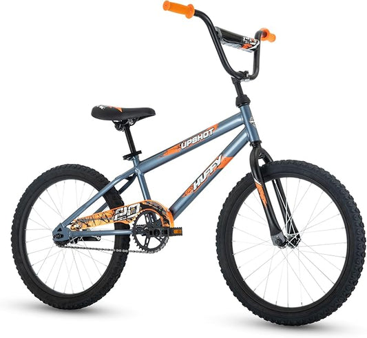 Huffy Upshot 12/16/20 Inch Boys' Bike for Kids, Ages 3+ Years Old, Multiple Color Options, Removable Training Wheels (12" and 16" Only), BMX Design, Designed for Growth, Durable, Easy Assembly