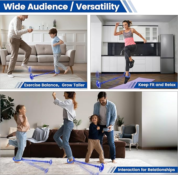 Skip Ball for Kids with Flashing Lights - Indoor Outdoor Game Fitness Toys for Kids, Cool Christmas Birthday Gifts Toys for Girls Boys Age 6 7 8 9 10+ Year Old