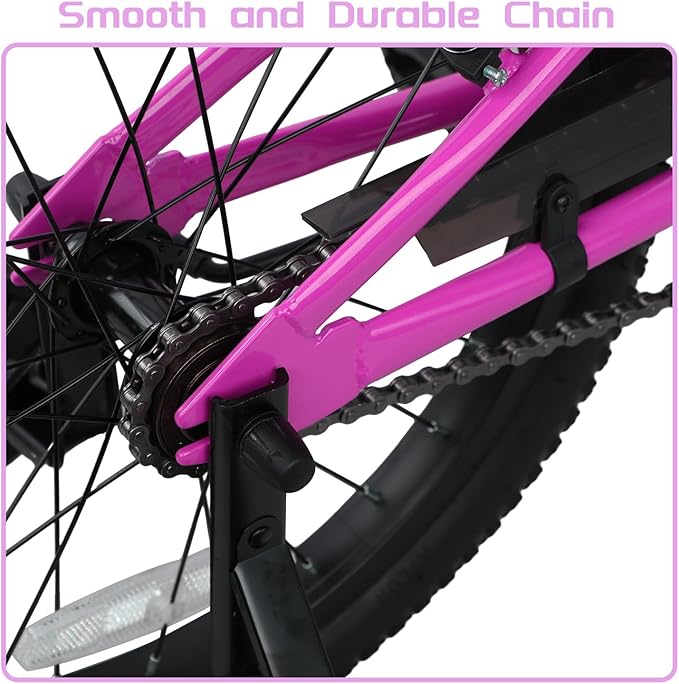 AVASTA Bilbo 18 20 Inch Kids Bike for Boys Girls 5-10 Years Old, Retro Style High Carbon Steel Bicycle with Adjustable Handlebars and Seat, Dual V-Brakes, Kickstand, Multiple Colors