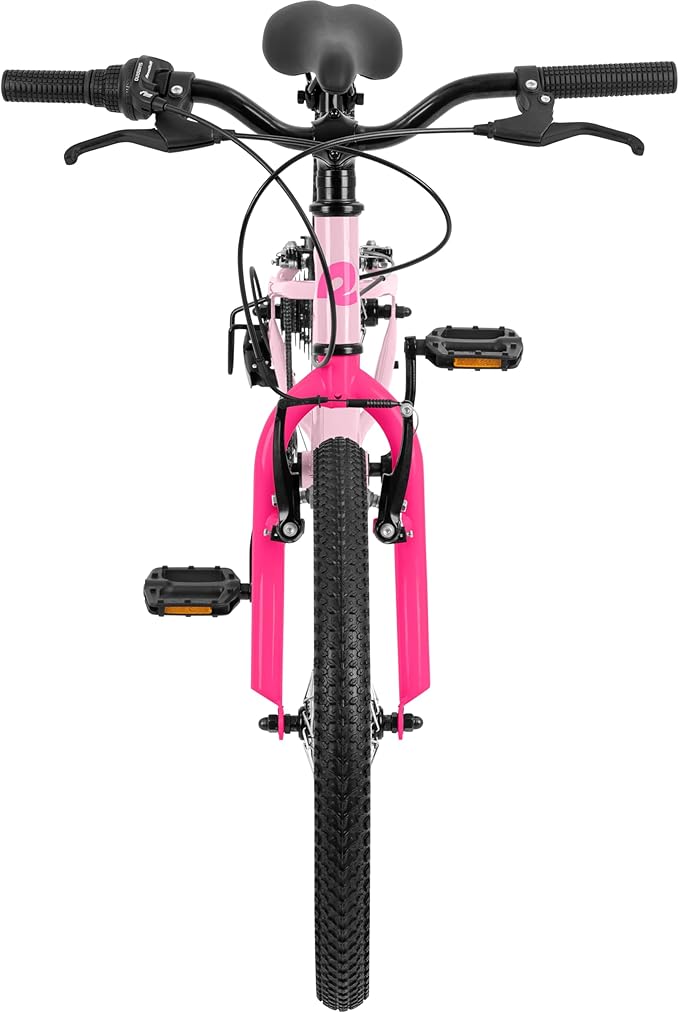 Retrospec Dart 20 & 24 Inch Kids Bike - 7-Speed Hybrid Bicycle for Ages 6-11 with 29in All-Season Tires & Shock Absorption - Adjustable Height Youth Bike with V-Brakes & Smooth Gear Shifting