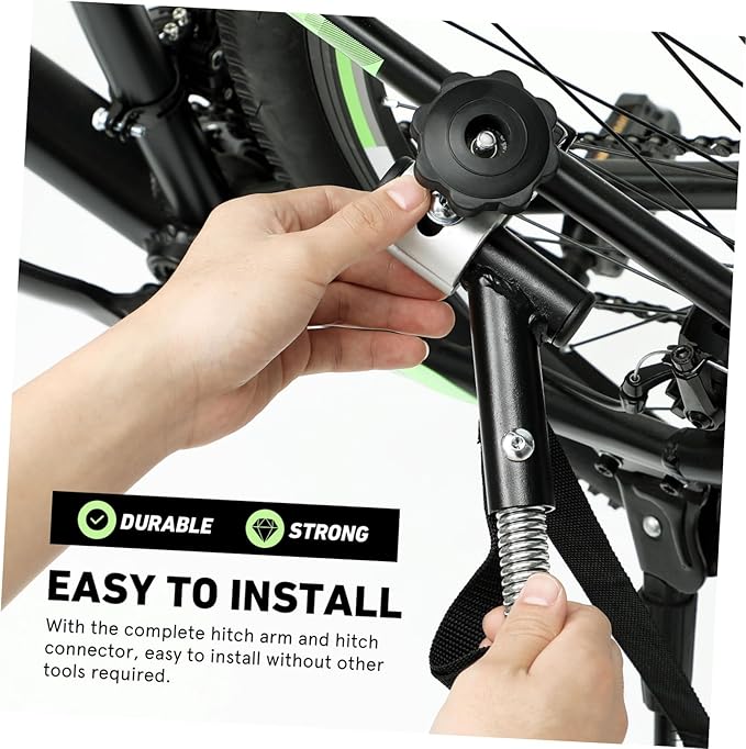 Bike Trailer Hitch Connector Universal Bike Bicycle Trailer Coupler Attachment Cycling Adapter Accessories