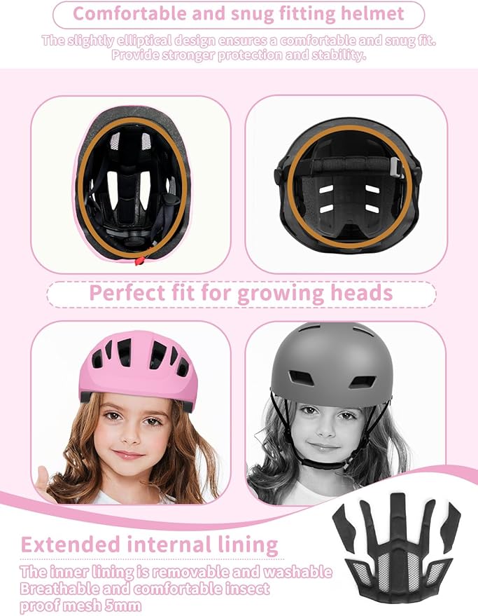 XJD Toddler Helmet Kids Bike Helmet for Infant/Baby Multi-Sport Adjustable Skateboard for Kids Boys Girls Lightweight for Age 1 and Older