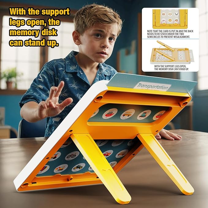 Matching Memory Game for Kids Age 3 4 5 6 7 8 9,Toddler Kids Travel Toys,Board Game,Road Trip Essentials for Toddler Boys Girls,Christmas Birthday Gifts Stocking Stuffers for Kid