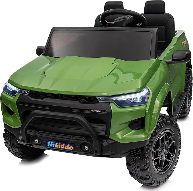 24V 10Ah Ride on Toy for Big Kids, 4WD 2 Seater Electric SUV Kids Car to Drive with Remote Control, 4x200W Motors - Army Green