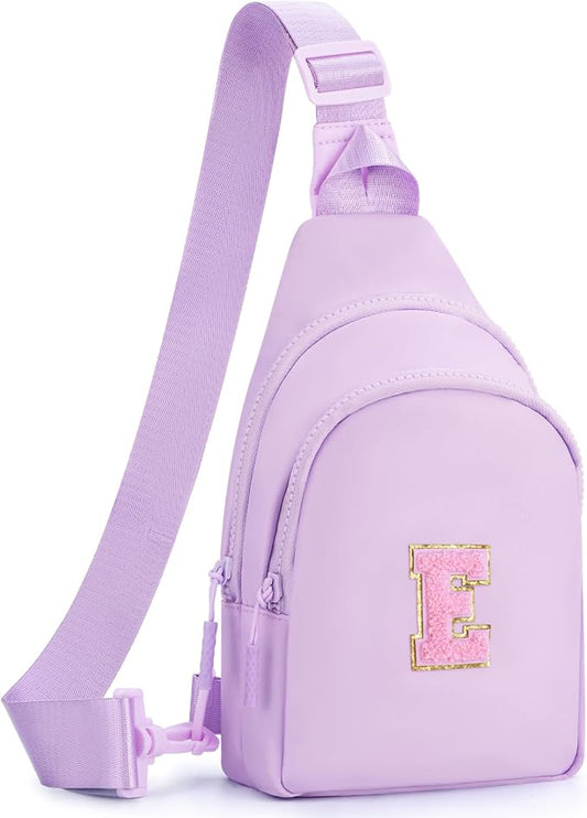 Birthday Gift for 5 6 7 8 9 10 11 12 13 14 15 16 Year Old Girls Fanny Pack Crossbody Bags for Women,Cute Trendy Stuff - Lavender,E