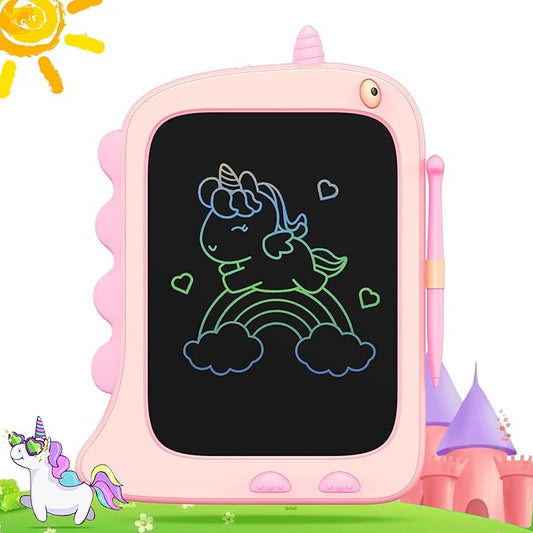 ORSEN 8.5 Inch LCD Doodle Board Tablet for Girls - Unicorn Drawing Pad for Kids 2-7 Years Old - Travel Toy Birthday Gift