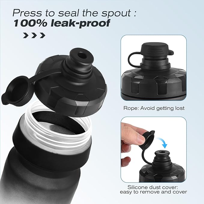 GXCROR Bike Water Bottle Holder with Bottle Combo, Lightweight, Durable & Secure Water Bottle Cage Set, Easy Installation, Fit for Sport Outdoor Cycling, MTB Road