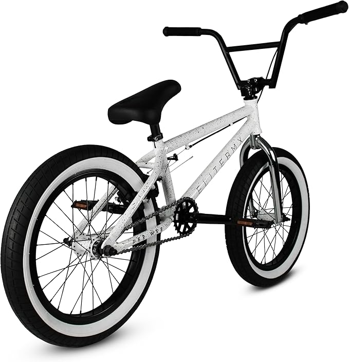 Elite BMX Bicycle 18", 20" & 26" Model Freestyle Bike - 3 Piece Crank