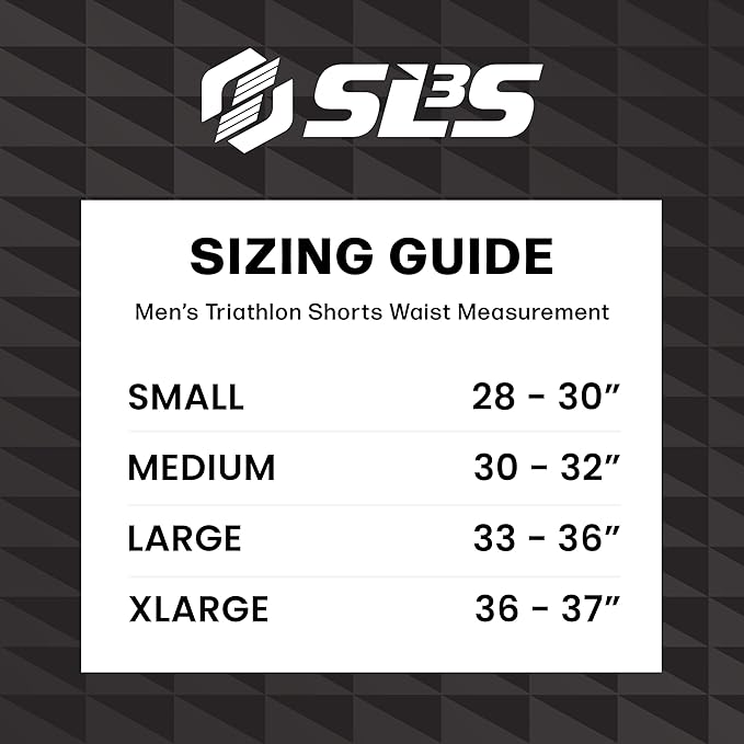 SLS3 Triathlon Shorts Mens – Tri Shorts Mens – 2 Pockets FRT – Designed by Athletes for Racing