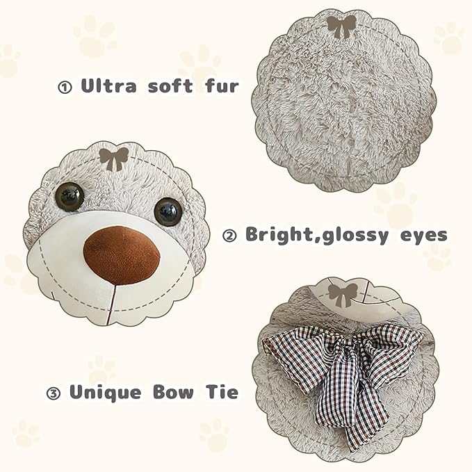 MaoGoLan Giant Teddy Bear Plush 5 Feet, Life Size Large Stuffed Animal 5 Feet,Soft and Fluffy Big Teddy Bear Gift for Baby Shower,Christmas,Valentines,Gray