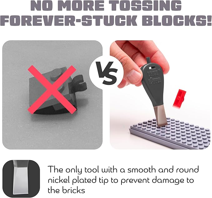 Brick Popper - World's Fastest Brick Separator - Efficient Remover for Kids & Adults - Ages 6+