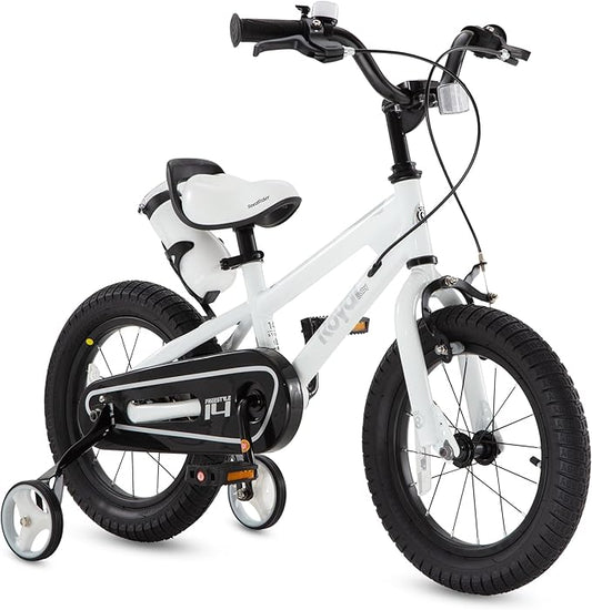 RoyalBaby Kids Bike EZ Balance to Pedal Dual Handbrake Toddlers Boys Girls Bicycle 12-20 Inch for Age 3-10 Years