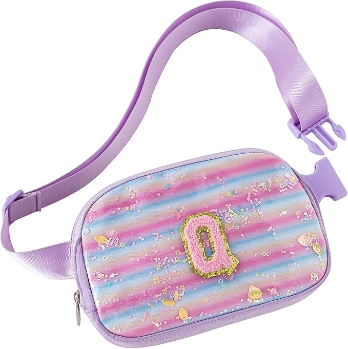 Bag Belt Bag，Graduation Gifts for Teen Girls Kids - Birthday Gifts for Girls,Friendship Gifts for Women,Friend Birthday Gifts for Women Cute Trendy Stuff. Purple-Q