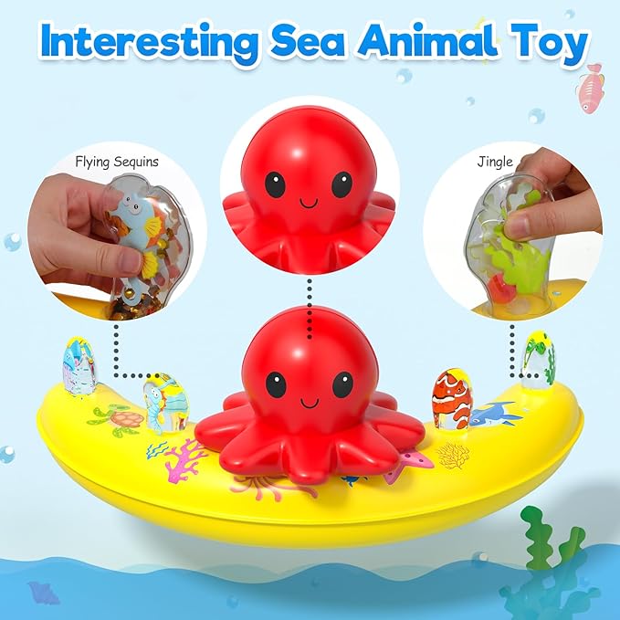 Sunrad Baby Pool Float with Canopy UPF50+ Sun Protection, Inflatable Baby Swim Float with Toy Play Console & Adjustable Safety Seat, Toddler Infant Pool Floaties for 6-36 Months