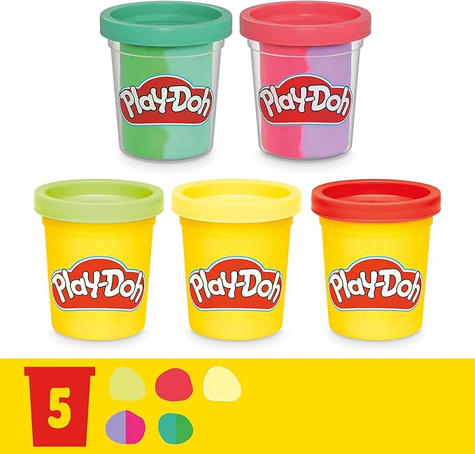 Play-Doh Blooming Flower Garden Toy Playset, Nature Pretend Play, Kids Arts & Crafts, Christmas Stocking Stuffer Gifts, Ages 3+