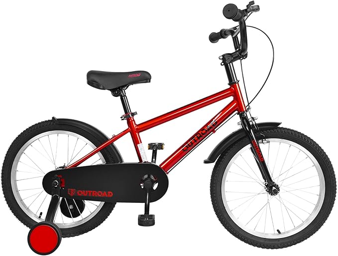 14/16/18 Inch Folding Kids Bike with Training Wheels, Gifts for Boy&Girl Age 3-9 yrs, Toddler Bike with Dual Brakes for Beginners, Multi-Color