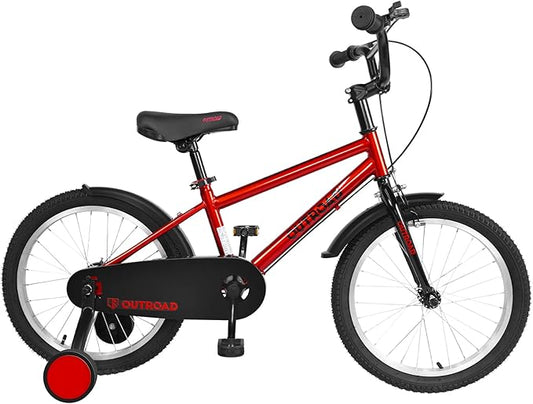 14/16/18 Inch Folding Kids Bike with Training Wheels, Gifts for Boy&Girl Age 3-9 yrs, Toddler Bike with Dual Brakes for Beginners, Multi-Color