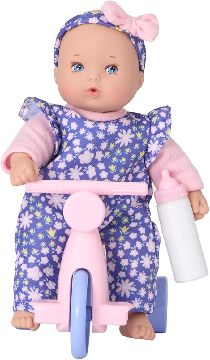Madame Alexander 8 -Inch Little Cuties Playset, Tricycle
