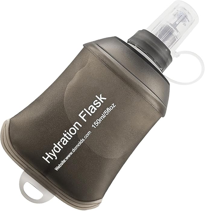 AXEN Soft Flask TPU Foldable Running Hydration Flask, Soft Collapsible Water Bottle for Hydration Pack Cycling Marathon Running Hiking