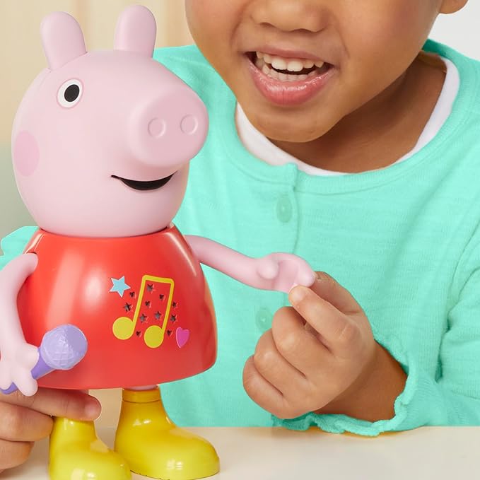 PEPPA PIG Talk & Sing Peppa Doll, Musical Toy with 50+ Sounds, Phrases, and Songs, Preschool Toys, Kids, Ages 3+